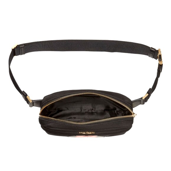 New Disney X Kate Spade New York Minnie Belt Bag Black Multi - Picture 4 of 5
